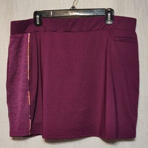 Pebble Beach Dry-Luxe Performance Athletic Golf Skort Skirt Size XL
